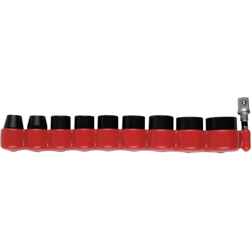 image:imageMakita E01688 Impact XPS 10 Pc 38 Drive 6Point Metric Impact Socket Set wStandard Socket AdapterMetric