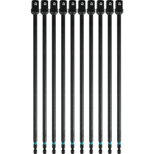 Makita A-99378 Impactx 1/4″ x 6″ Socket Adapter, 10 Pack, Bulk(1/2 x 12-Inch)