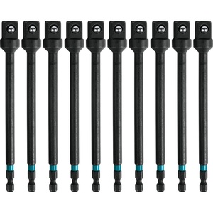 Makita A-99378 Impactx 1/4″ x 6″ Socket Adapter, 10 Pack, Bulk(1/2 x 6-Inch)