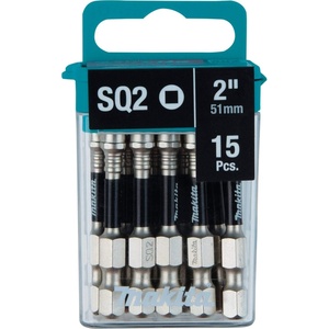 Makita E-00957 Impact XPS™ #3 Square 2″ Power Bit, 5/pk(15/pk)