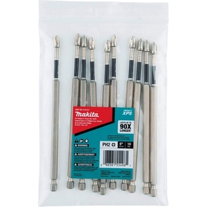 Makita E-01286 Impact XPS™ #2 Phillips 6″ Power Bit(10/pk)