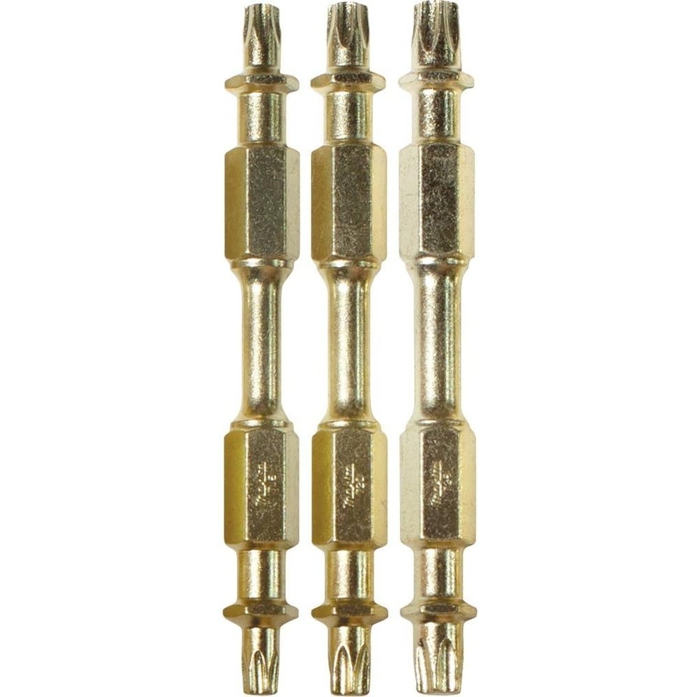 image:imageMakita B49616 Impact Gold 3 Pc Assorted 212 Torx DoubleEnded Power Bits