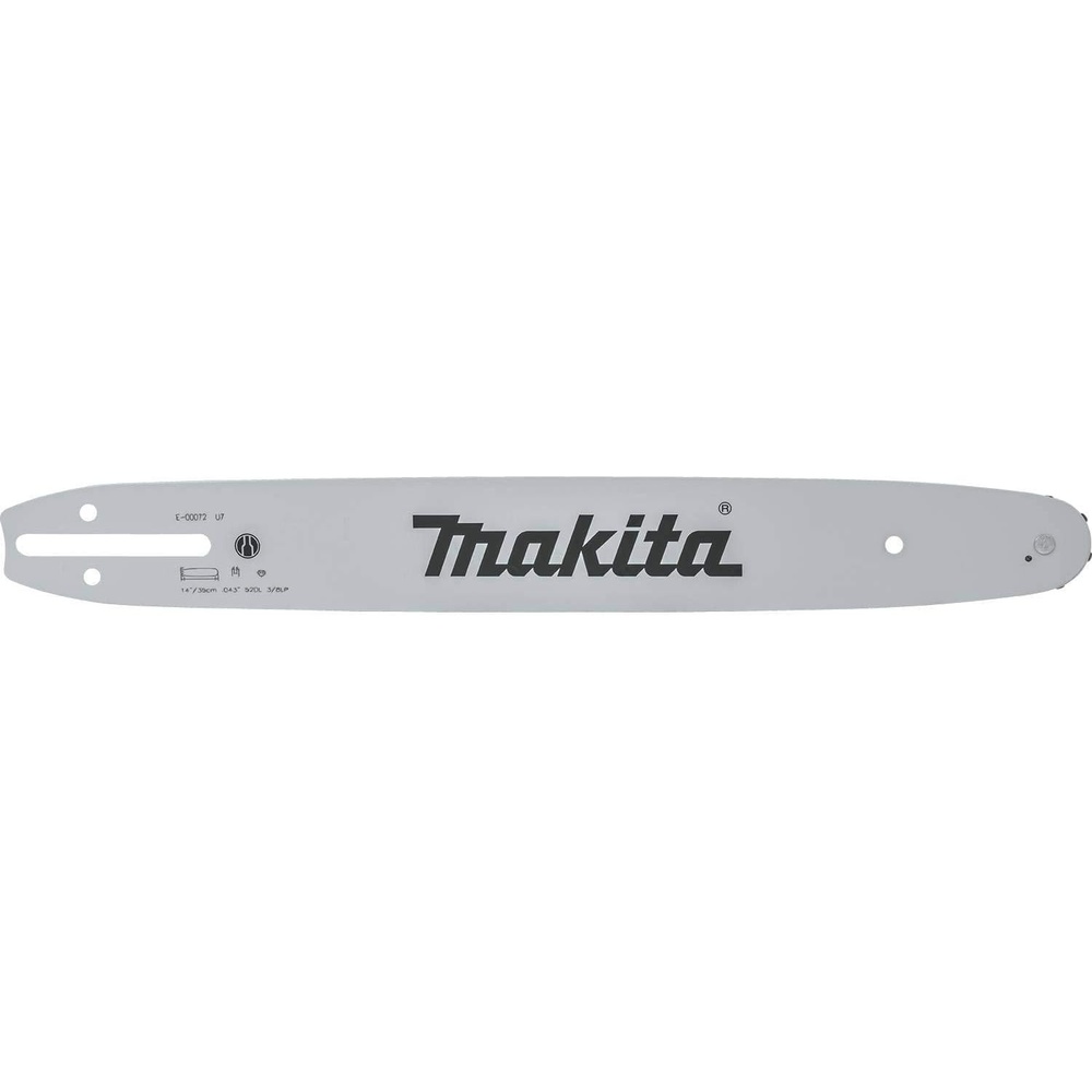 image:imageMakita E00072 14 Guide Bar 38 LP 043  14 Inch  38 Lp  0043 Gauge  Power Tool  Chainsaw Part  Replacement Part  Cutting Component  Repair Maintenance