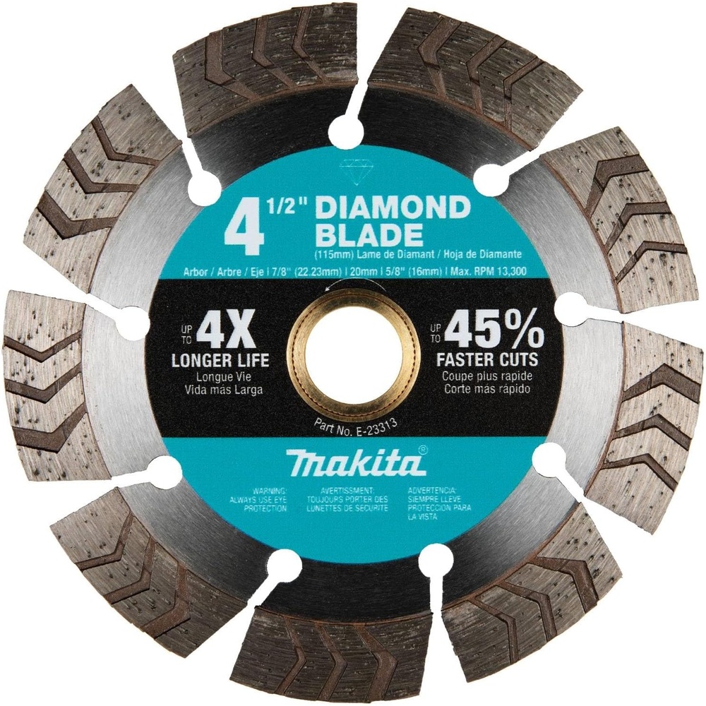 image:imageMakita E23313 412 Diamond Blade Segmented Turbo General Purpose