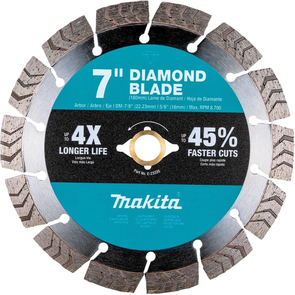 image:imageMakita E23335 7 Diamond Blade Segmented Turbo General Purpose