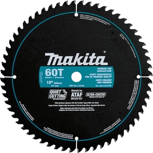 Makita A-94764 10-Inch 60 Tooth Ultra Coated Mitersaw Blade , Black