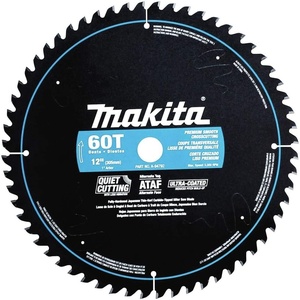 Makita A-94792 12-Inch 60-Tooth Ultra Coated Miter Saw Blade , Black