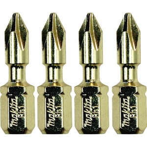 Makita B-34964 Impact Gold #3 Phillips Insert Bit, 4/Pk(4-Pack)