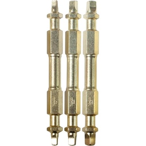Makita B-49600 Impact Gold 3 Pc. Assorted (2-1/2″) Square Double-Ended Power Bits