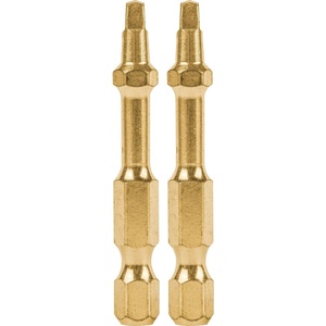 Makita B-60501 Impact Gold #2 Square Recess 2″ Power Bit, 2/Pk