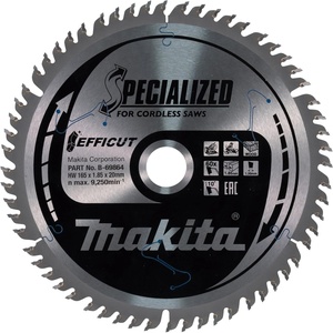 Makita B-69842 6-1/2″ 60T Carbide-Tipped Max Efficiency Miter Saw Blade