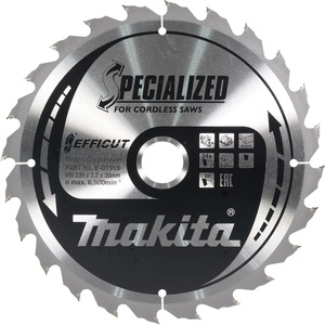 Makita E-01965 9-1/4″ 24T Carbide-Tipped Max Efficiency Circular Saw Blade, Framing