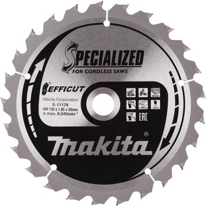 Makita E-11112 7-1/2″ 25T Carbide-Tipped Max Efficiency Miter Saw Blade