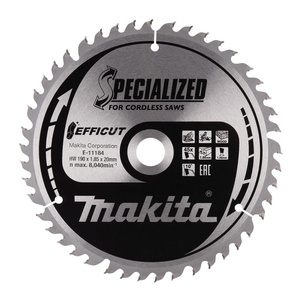 Makita E-11128 7-1/2″ 45T Carbide-Tipped Max Efficiency Miter Saw Blade