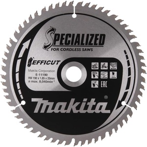 Makita E-11134 7-1/2″ 60T Carbide-Tipped Max Efficiency Miter Saw Blade