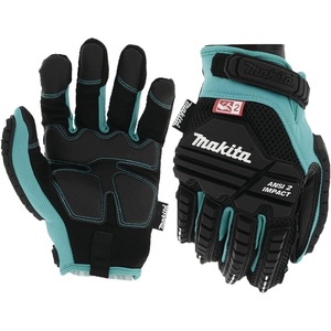 Makita T-04282 Advanced ANSI 2 Impact-Rated Demolition Gloves (Large)(Gloves)