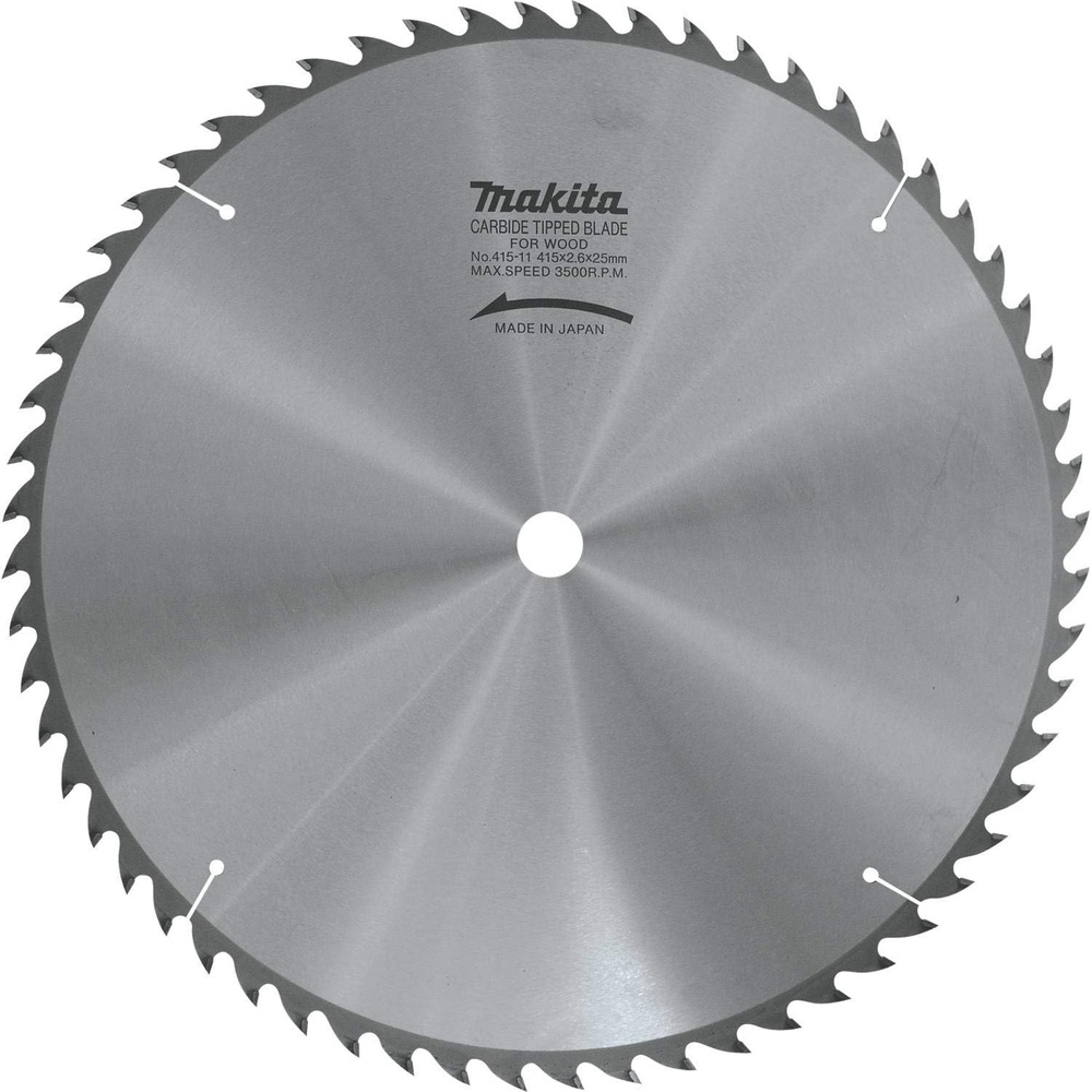 image:imageMakita 7921188 16516Inch 60 Tooth ATB Beam and Timber Cutting Saw Blade with 1Inch Arbor White
