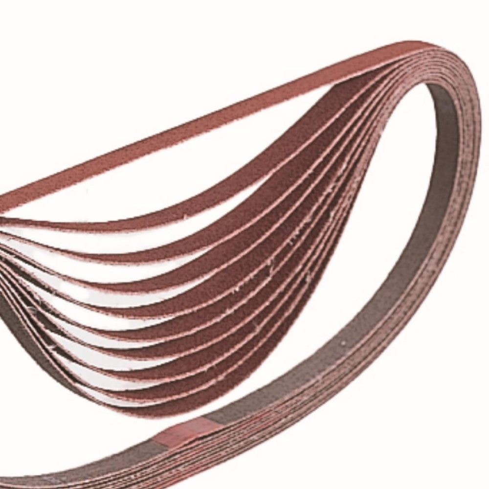 image:imageMakita A34469 38Inch x 21Inch Abrasive Sanding Belt 80 Grit  10 Pack38 x 21
