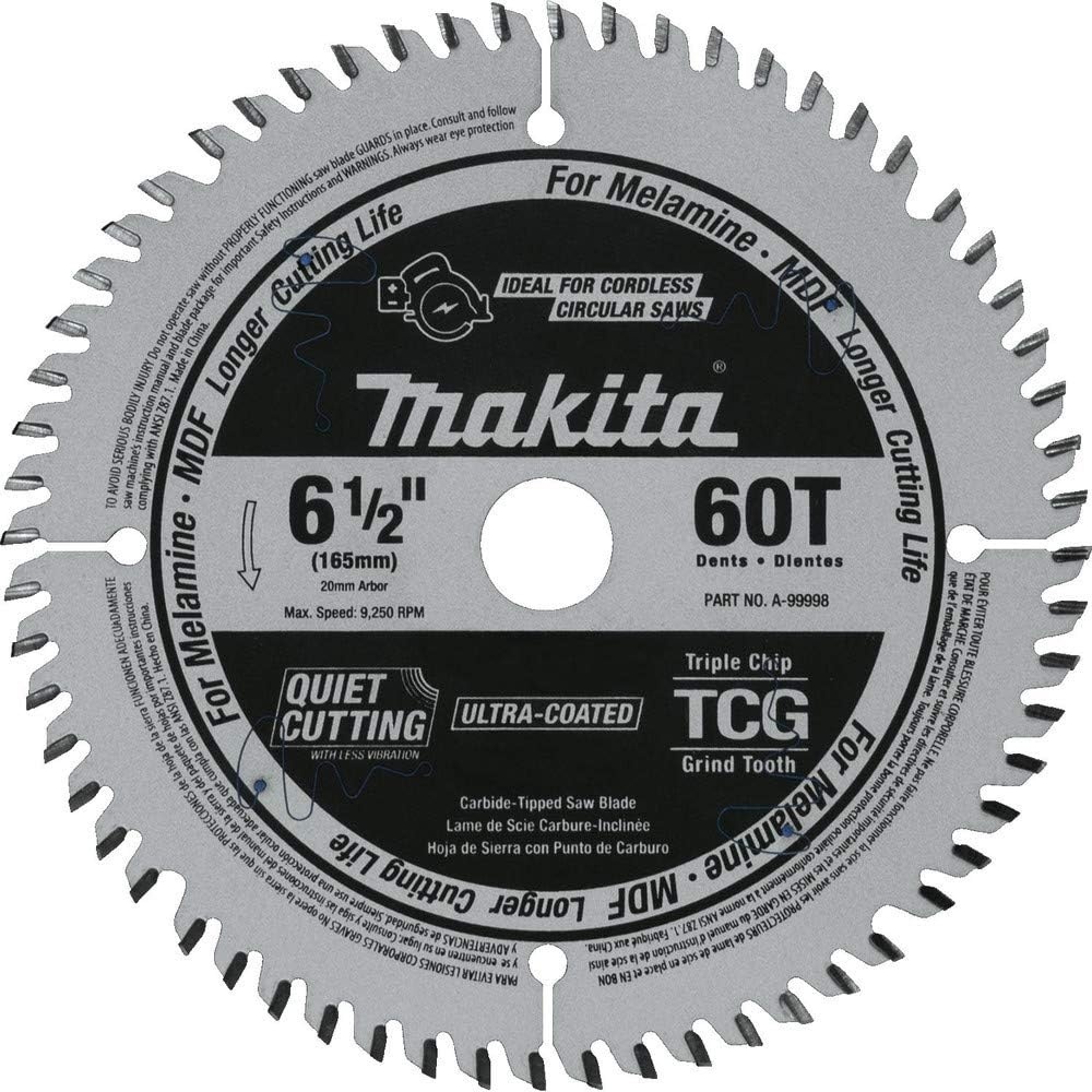image:imageMakita A99998 612 60T Tcg CarbideTipped Cordless Plunge Saw Blade