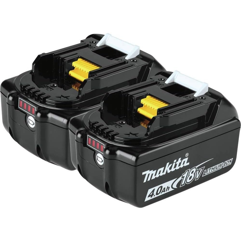 image:imageMakita BL1840B2 18V LXT LithiumIon 40Ah Battery Twin Pack Black40Ah