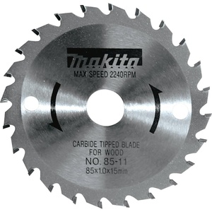 Makita 721005-A 3-3/8″ 24T Carbide-Tipped Circular Saw Blade, General Purpose