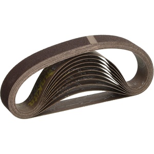 Makita 742303-3 1-1/8-Inch x 21-Inch Abrasive Sanding Belts – 80 Grit (10pk)(1-1/8″ x 21″)