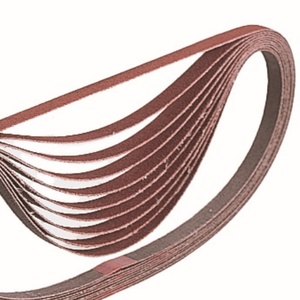 Makita A-34469 3/8-Inch x 21-Inch Abrasive Sanding Belt 80 Grit – 10 Pack(3/8″ x 21″)