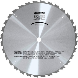 Makita A-90956 16-5/16-Inch 32 Tooth Carbide Saw Blade with 1-Inch Arbor, Silver