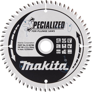 Makita A-99982 6-1/2″ 60T (ATB) Carbide-Tipped Cordless Plunge Saw Blade