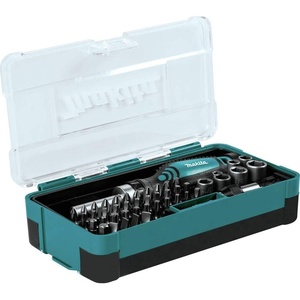 Makita B-50289 47 Pc. Ratchet and Bit Set | Multi-Bit Selection | Ratcheting Handle | Precision Fastening | Organized Storage | Durable Construction