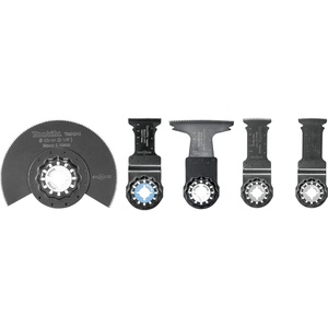Makita B-67197 5 Pc. Starlock® Oscillating Blade Set | Versatile Blade Assortment | Starlock Interface Design | Fast Accessory Changes | Precision Cutting Performance