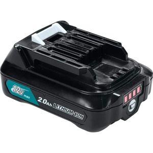 Makita BL1021B 12V max CXT® Lithium-Ion 2.0Ah Battery | Rechargeable Power Source | Compact Design | Portable Energy Storage | OEM Accessory(2.0 Ah)