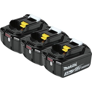 Makita BL1830B-2 18V LXT Lithium-Ion 3.0Ah Battery(3.0Ah Battery  3-Pk)