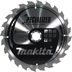 Makita E-07272 10-1/4″ 24T Carbide-Tipped Max Efficiency Circular Saw Blade, Framing