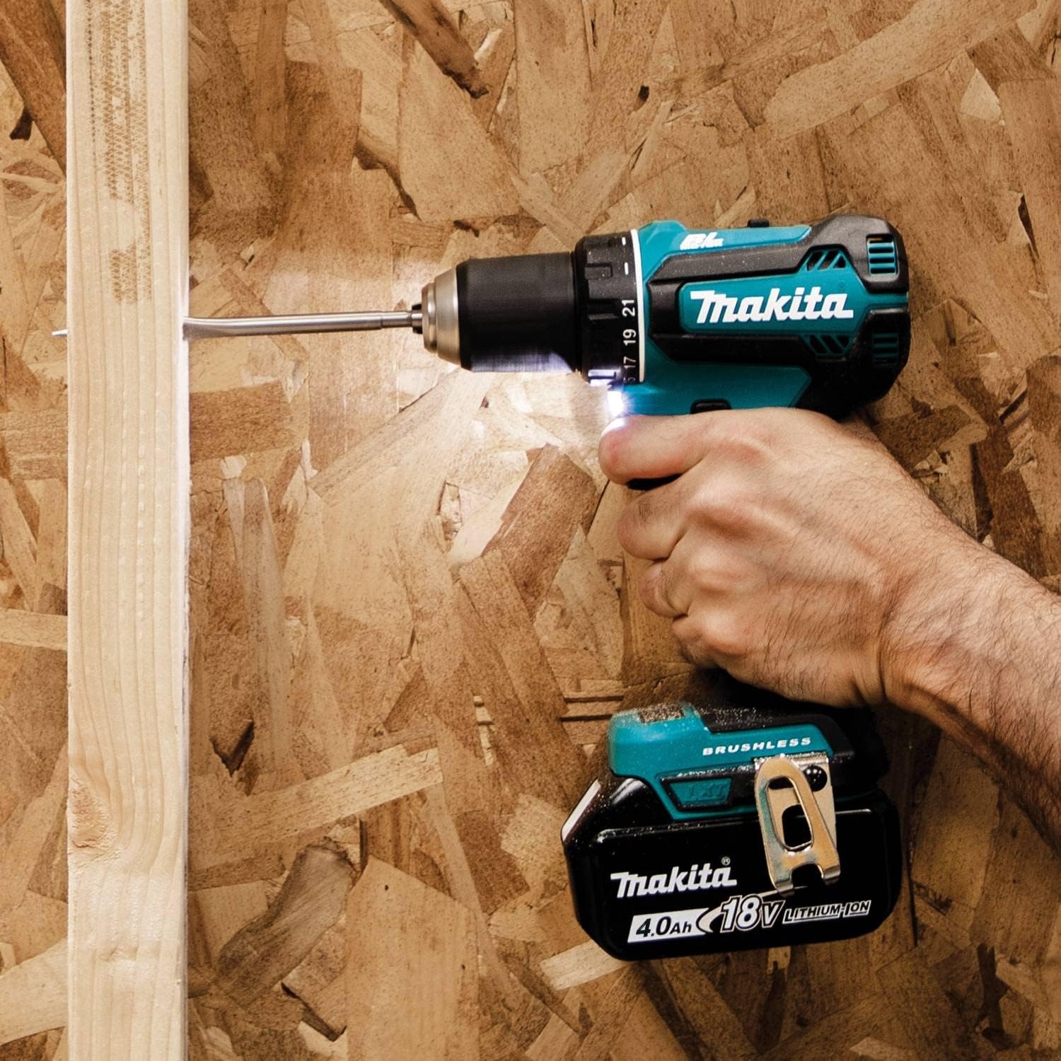 image:imageMakita 18V Lxt 12In Driver Drill Lithium Ion Brushless Cordless Kit