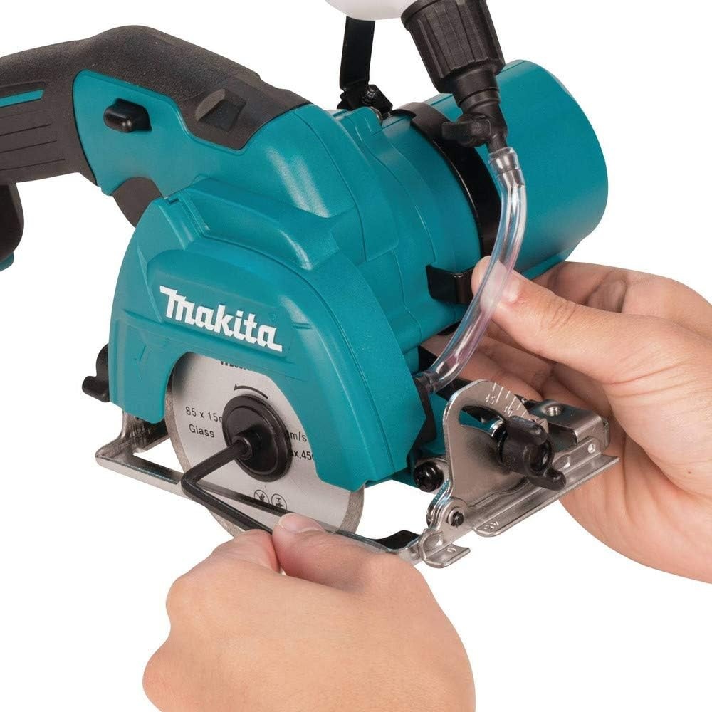 image:imageMakita CC02R1 12V MAX CXT LithiumIon Cordless TileGlass Saw Kit 338Tile Glass Saw Kit