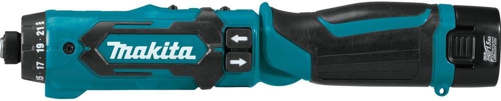 image:imageMakita DF012DSE 72V LithiumIon Cordless 14 Hex DriverDrill Kit with AutoStop ClutchHex DriverDrill Kit