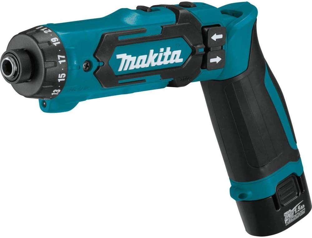 image:imageMakita DF012DSE 72V LithiumIon Cordless 14 Hex DriverDrill Kit with AutoStop ClutchHex DriverDrill Kit