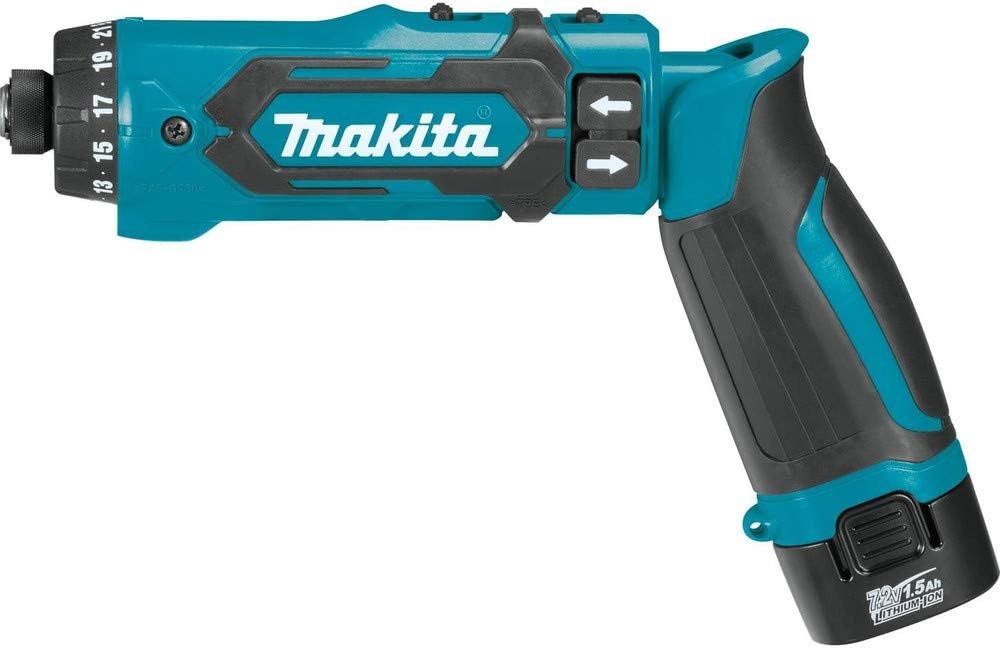 image:imageMakita DF012DSE 72V LithiumIon Cordless 14 Hex DriverDrill Kit with AutoStop ClutchHex DriverDrill Kit