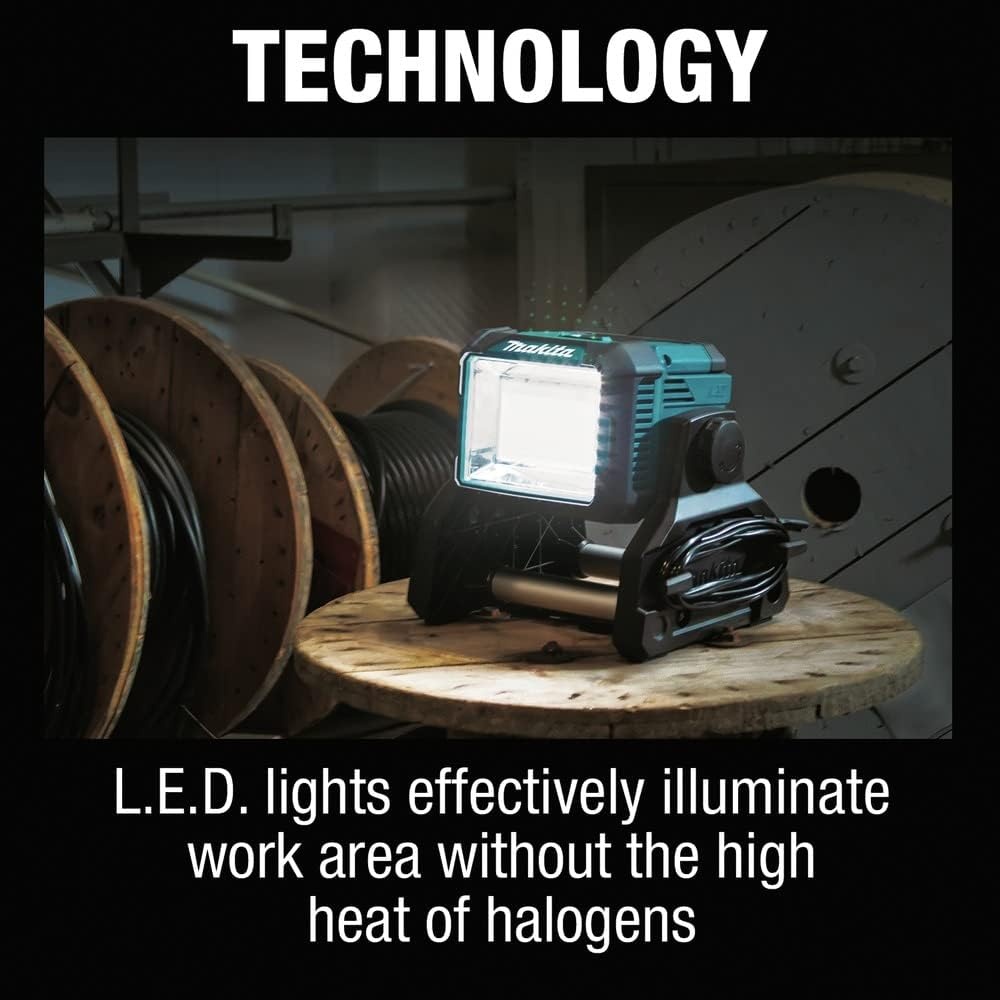 image:imageMakita DML811 18V LXT LithiumIon CordlessCorded Work Light Light OnlyWork Light Tool Only