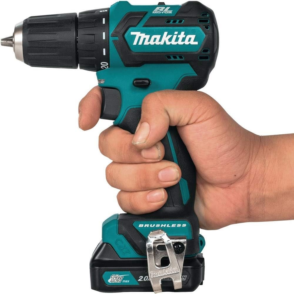 image:imageMakita FD07R1 12V MAX CXT LithiumIon Brushless Cordless DriverDrill Kit 38