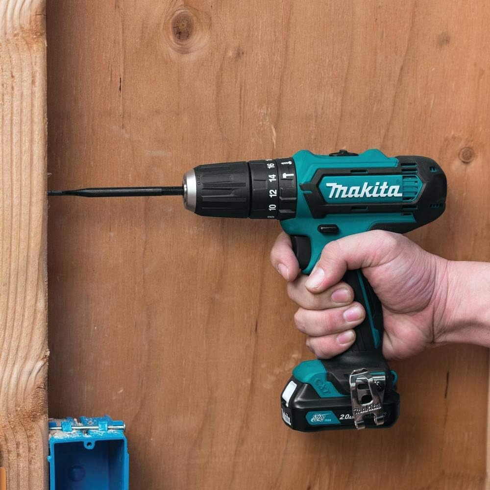 image:imageMakita PH04R1 12V max CXT LithiumIon Cordless 38 Hammer DriverDrill Kit 20Ah