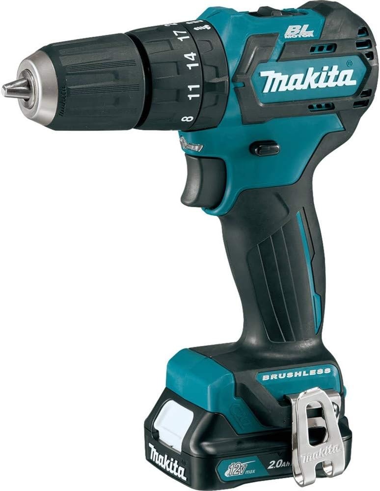 image:imageMakita PH05R1 12V max CXT LithiumIon Brushless Cordless 38 Hammer DriverDrill Kit 20Ah
