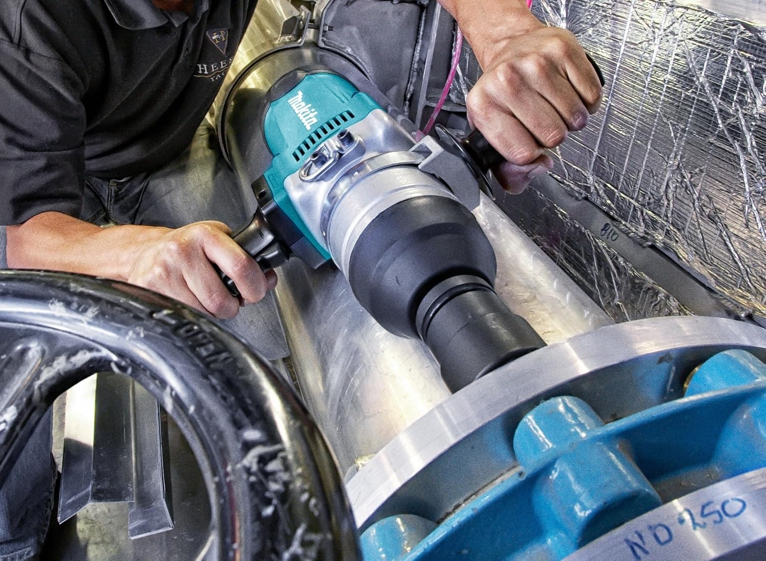image:imageMakita TW1000 1 Impact Wrench w Friction Ring Anvil Blue
