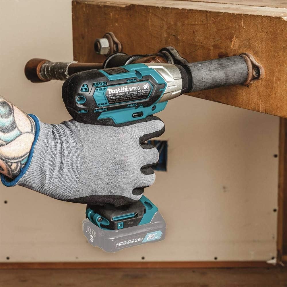 image:imageMakita WT03Z 12V max CXT LithiumIon Cordless 12 Sq Drive Impact Wrench Tool Only