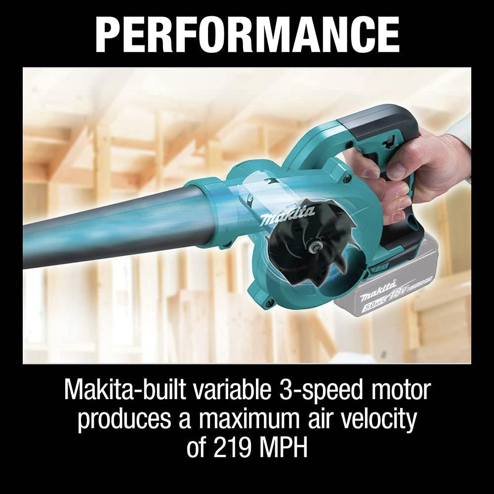 image:imageMakita XBU05Z 18V LXT LithiumIon Cordless Blower Tool OnlyTeal