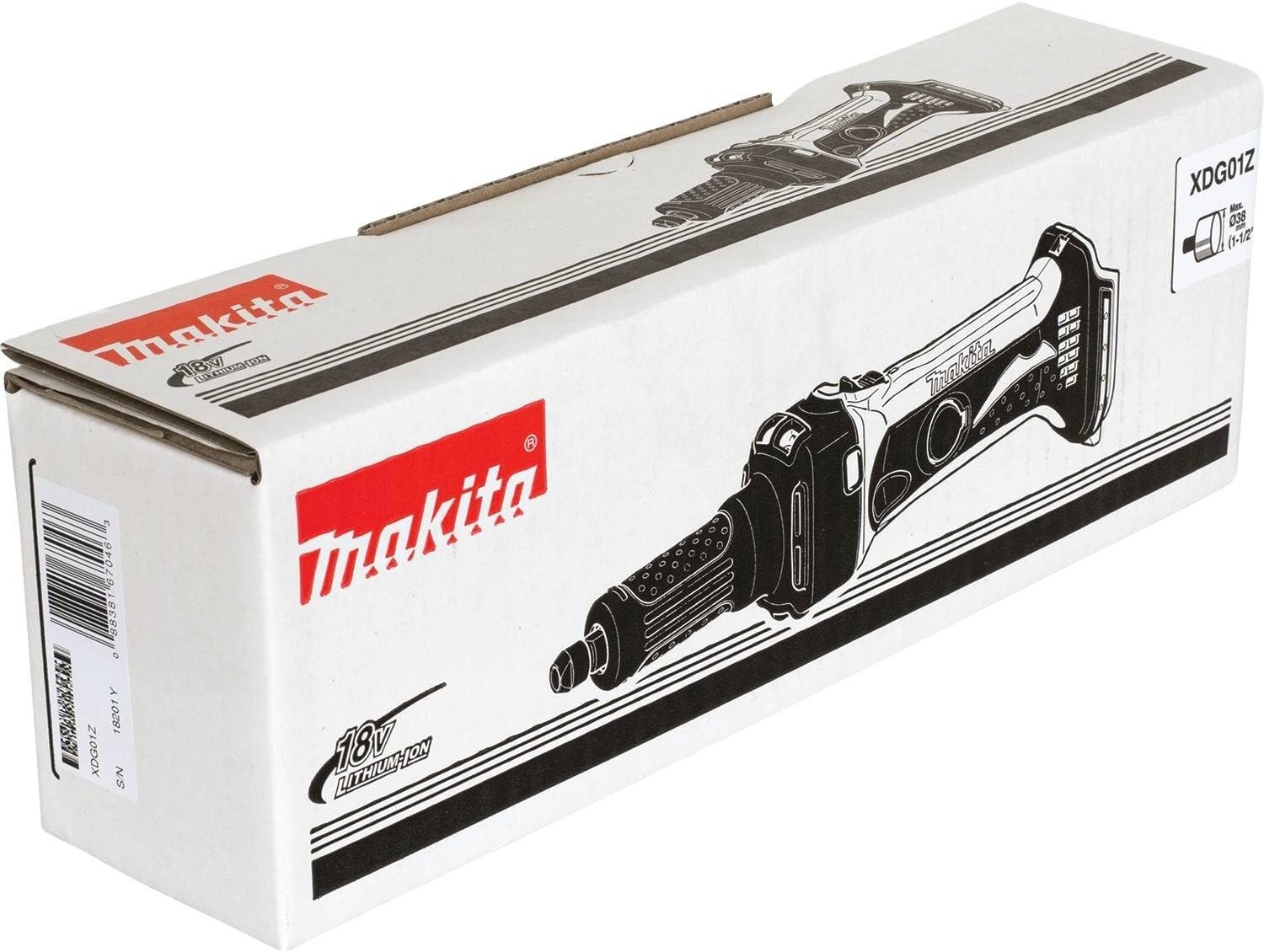 image:imageMakita XDG01Z 18V LXT LithiumIon Cordless 14 Die Grinder Tool OnlyBare Tool Only