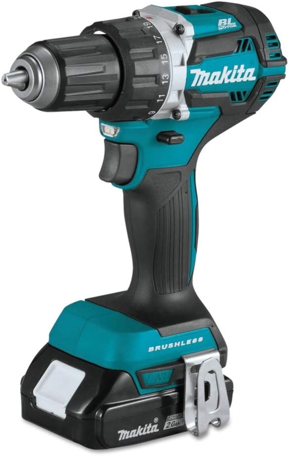 image:imageMakita XFD12R 18V LXT LithiumIon Compact Brushless Cordless 12 DriverDrill Kit 20AhKit w 20Ah Batteries