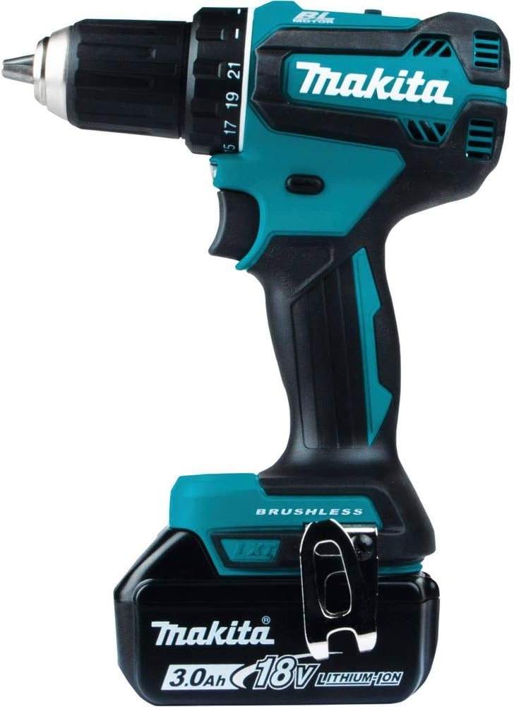 image:imageMakita XFD131 18V LXT LithiumIon Brushless Cordless 12 DriverDrill Kit 30Ah Variable SpeedKit