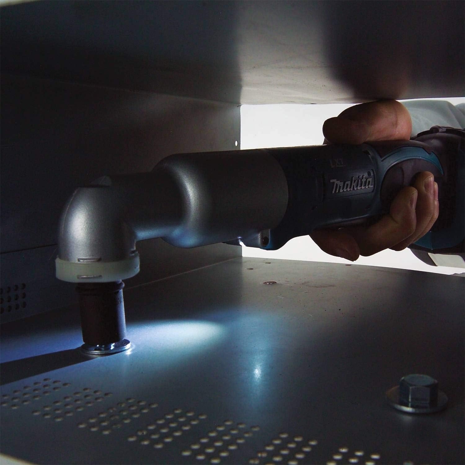 image:imageMakita XLT02Z 18V LXT LithiumIon Cordless 38Inch Angle Impact Wrench Tool Only No BatteryBare Tool
